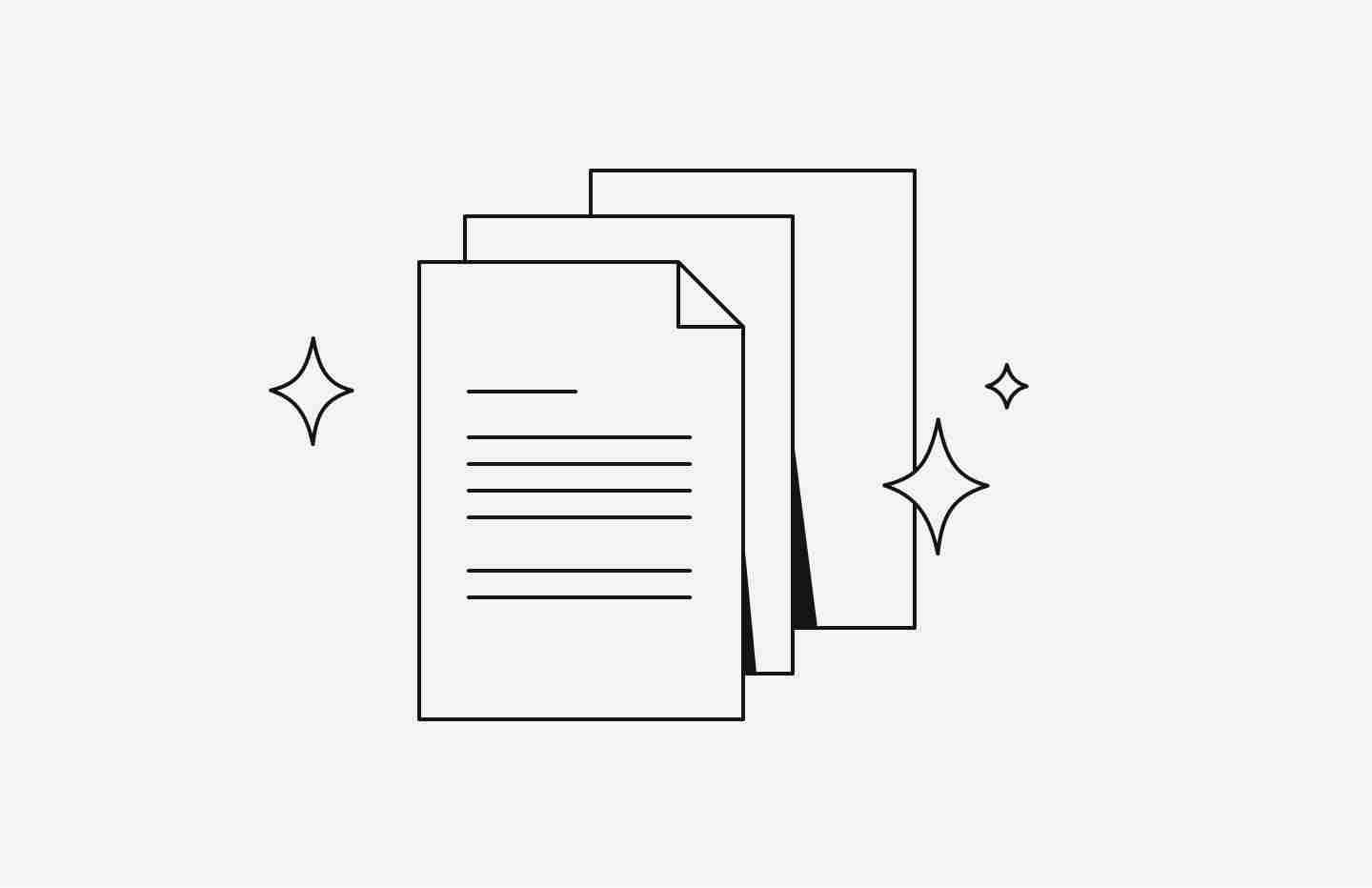 Illustration of documents